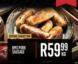 Bluff Meat Supply Bms pork sausage offer