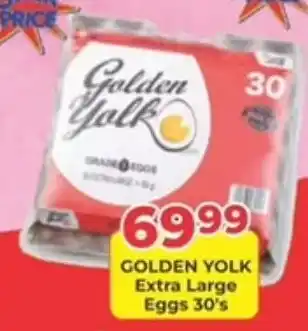 Golden Yolk Extra Large Eggs