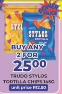 M.A Powertrade Trudo Stylos Tortilla Chips offer