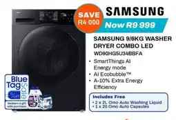 Expert SAMSUNG 9/6KG WASHER DRYER COMBO LED offer