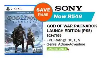 GOD OF WAR RAGNAROK LAUNCH EDITION (PS5)