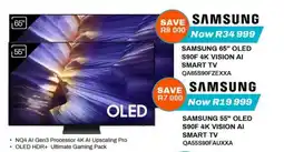 Expert SAMSUNG 65" OLED S90F 4K VISION AI SMART TV offer