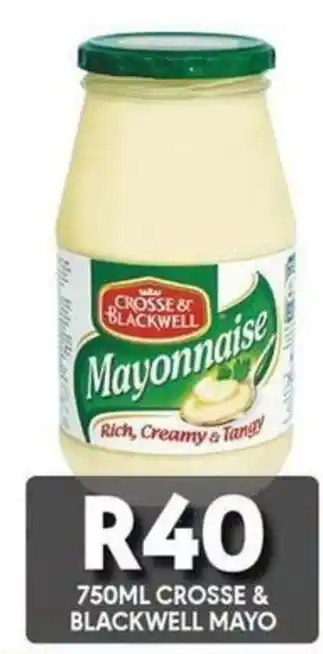 OBC Meat & Chicken Crosse & Blackwell Mayonnaise offer