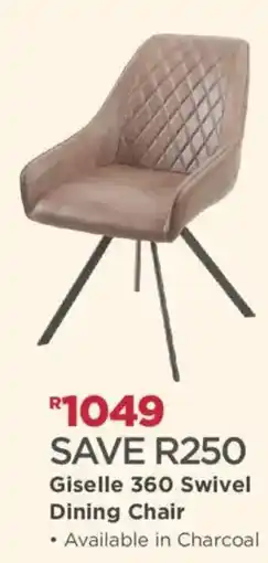 House & Home Giselle 360 Swivel Dining Chair offer
