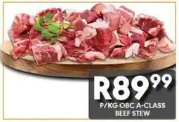 OBC Meat & Chicken OBC A-CLASS BEEF STEW offer