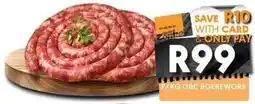 OBC Meat & Chicken OBC Boerewors offer