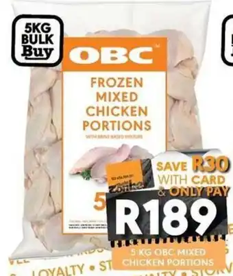 OBC Frozen Mixed Chicken Portions