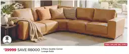 House & Home 3-Piece Seattle Corner Lounge Suite offer