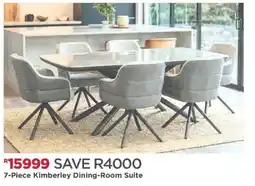 House & Home 7-Piece Kimberley Dining-Room Suite offer