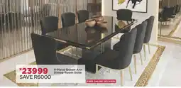 House & Home 9-Piece Queen Ann Dining-Room Suite offer