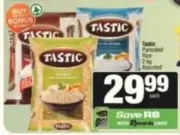 KwikSpar TASTIC Parboiled Rice Assorted offer