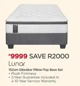 House & Home Lunar 152cm Gibraltar Pillow-Top Base Set offer