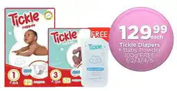 Check Star Tickle Diapers + Baby Powder offer