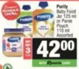 KwikSpar Purity Baby Food Assorted offer