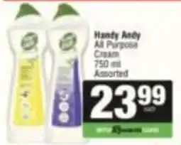 KwikSpar Handy Andy All Purpose Cream Assorted offer