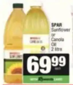 KwikSpar SPAR Sunflower or Canola Oil offer