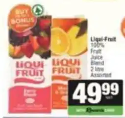 KwikSpar Liqui-Fruit 100% Fruit Juice Blend Assorted offer