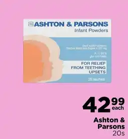 Check Star Ashton & Parsons Infant Powders offer