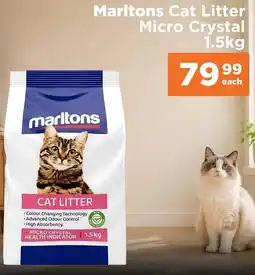 Check Star Marltons Cat Litter Micro Crystal offer