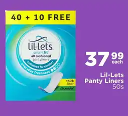 Check Star Lil-Lets Panty Liners offer
