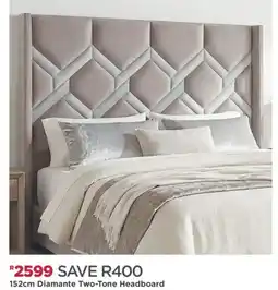 House & Home Diamante Two-Tone Headboard offer