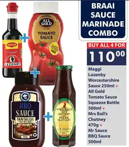 President Hyper BRAAISAUCE MARINADE COMBO offer
