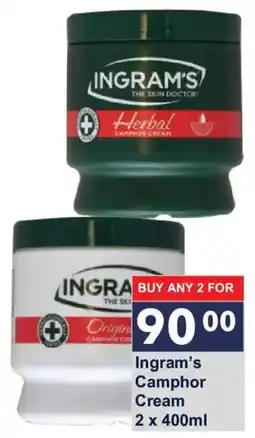 President Hyper Ingram's Camphor Cream offer