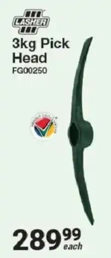 Mica Lasher 3kg Pick Head offer