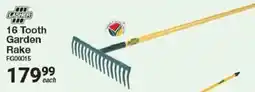 Mica Lasher 16 Tooth Garden Rake offer