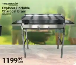 Mica Megamaster Explorer Portable Charcoal Braai offer