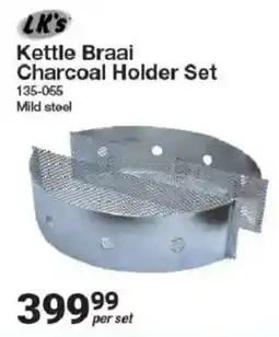 Mica LK's Kettle Braai Charcoal Holder Set offer