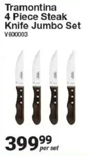 Tramontina 4 Piece Steak Knife Jumbo Set