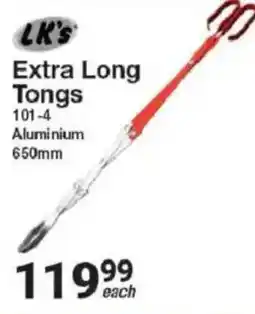 Mica LK's Extra Long Tongs offer