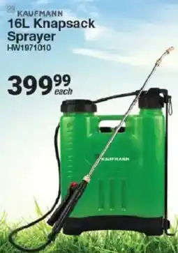 Mica KAUFMANN 16L Knapsack Sprayer offer