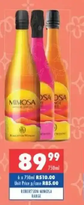 Robertson Mimosa Range