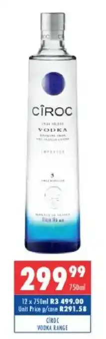 CÎROC VODKA