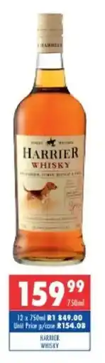 Ultra Liquors Harrier Whisky offer