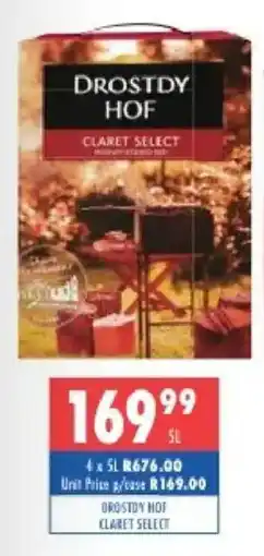 Ultra Liquors Drostdy Hof Claret Select offer