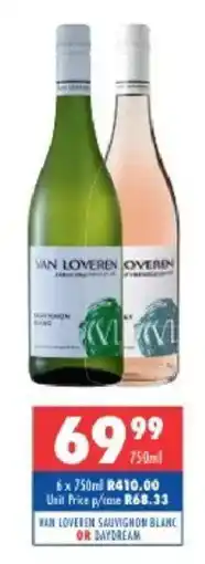 Ultra Liquors Van Loveren Sauvignon Blanc or Daydream offer