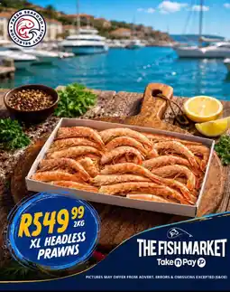 Take 'n Pay XL headless prawns offer