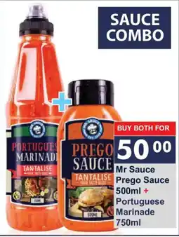 President Hyper Mr Sauce Prego Sauce + Portuguese Marinade offer