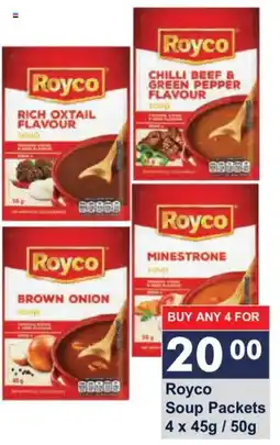 President Hyper Royco Soup Packets offer