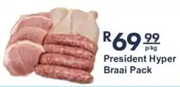 President Hyper President Hyper Braai Pack offer
