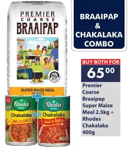 President Hyper Braaipap & Chakalaka Combo offer