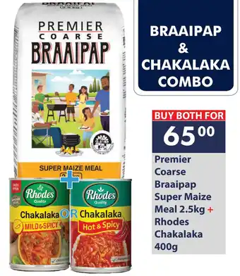 Braaipap & Chakalaka Combo