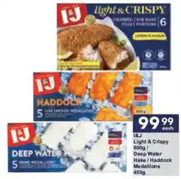 President Hyper 1&J Light & Crispy / Deep Water Hake / Haddock Medallions offer