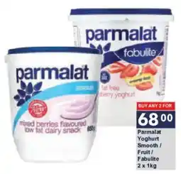 President Hyper Parmalat Yoghurt Smooth / Fruit / Fabulite offer