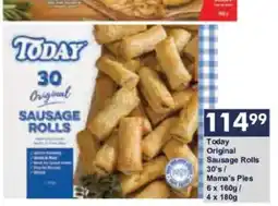 President Hyper Today Original Sausage Rolls offer