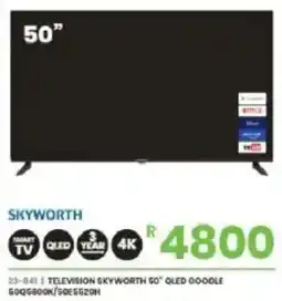 Fair Price TELEVISION SKYWORTH 60" QLED GOOGLE offer
