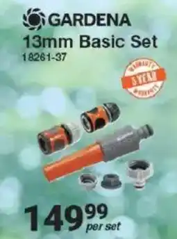 Mica Gardena 13mm basic set offer